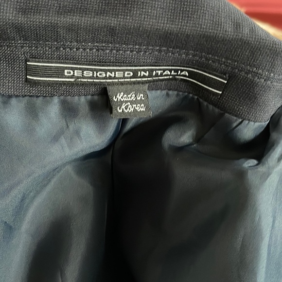 Leonardi Men’s Blazer Sport Coat Jacket Black 3 Buttons Size 38R - Picture 10 of 13